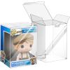 8 Pack Clear Protectors Case Compatible with Funko, 4" Pop Figures Case Protectors, 0.38mm Crystal Clear Display Cases for Collectibles with Locking Tab view 1