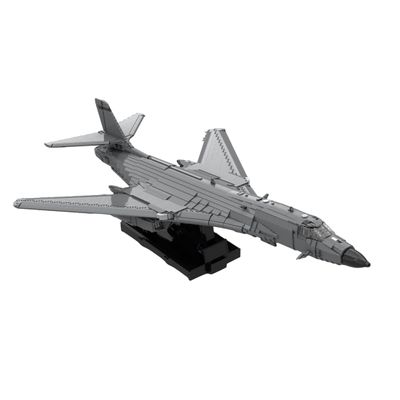 Aetheria B-1 Lancer Bomber Bricks Set 1:35 Military Air Force Swing Wing Aircraft with Landing Gear, Military Airplanes Designed by TranGiaPhat, Collectors & Enthusiasts for Adult - 6718 Pieces