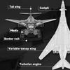 Aetheria B-1 Lancer Bomber Bricks Set 1:35 Military Air Force Swing Wing Aircraft with Landing Gear, Military Airplanes Designed by TranGiaPhat, Collectors & Enthusiasts for Adult - 6718 Pieces view 2
