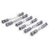 AMZRC for Arrma 1/8 Mojave 4X4 4S BLX Steel Turnbuckle & Rod End Set (6) ARA330801 ARA330802 ARA330791 Rc Car Upgrade Parts view 2