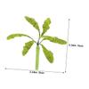 STOBOK 5pcs Miniature Model Trees Realistic Fake Banana Trees for Dioramas Sand Table Models and Dollhouse Gardens Handmade Greenery Decorations view 2