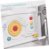 4pcs Playpen Stabilizer Slip Base Accessory for Floor Playpen Safe and Stable Baffle Support Easy Installation and Traceless Design view 3