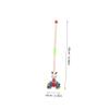 Hohopeti Wooden Push Walker Charming Animal Design with Rolling Wheels Engaging Pull Along for Learning and Encouraging Walking Boy Girl view 2