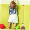 Hohopeti Wooden Push Walker Charming Animal Design with Rolling Wheels Engaging Pull Along for Learning and Encouraging Walking Boy Girl view 4