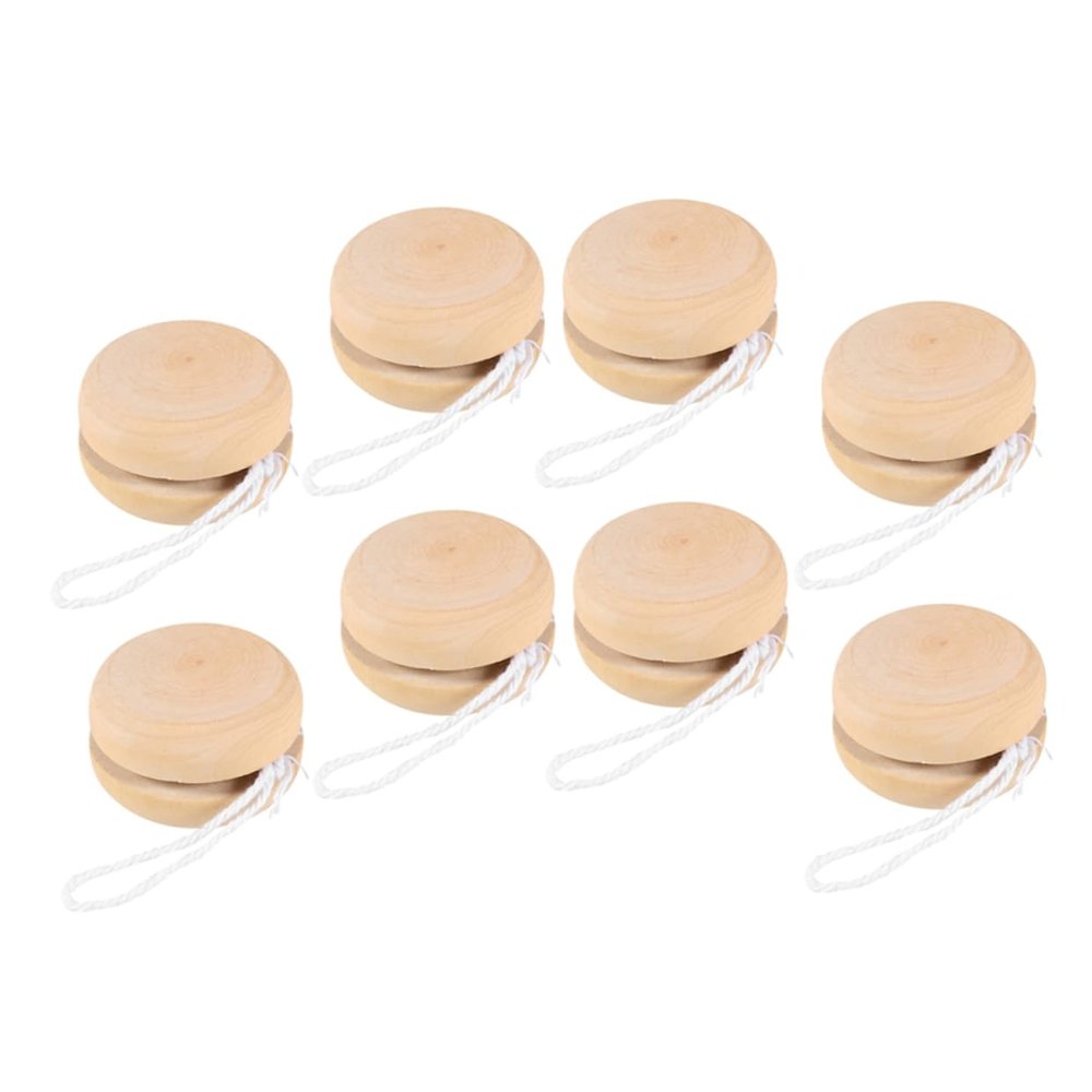 GARIOUANS 8pcs Wooden Balls DIY Graffiti for Engaging Cognitive Playthings for Group Activities Home Decor Creative Fun