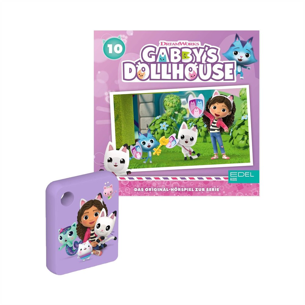 Galakto Audio Tokens: Gabby's Dollhouse - The Dollhouse Hotel and a Knights Fairy Tale, Audio Game for Kids Ages 3 and up, Playing Time Approx 48 min
