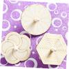 10pcs Wooden Spinning Kids Toddlers DIY Top Unfinished Top view 3