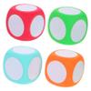 BESTonZON 4pcs Writable Foam Dice for Educators Blank Custom Teaching Dice Erasable Math Activity Cubes Classroom Supplies view 1