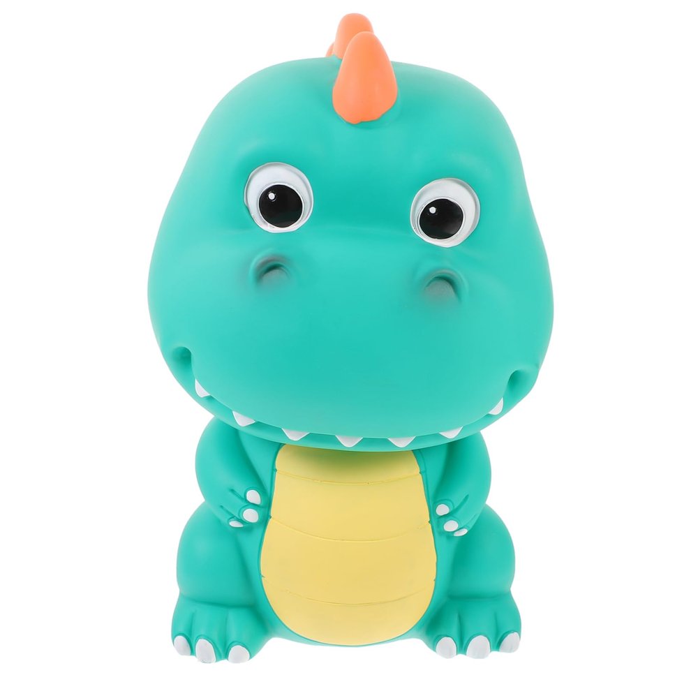 Abaodam Dinosaur Piggy Bank for Unbreakable Coin Saving Jar Cute Desktop Money Box for Boys Decoration for Saving Habits for Birthdays and Holidays