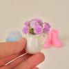 1:12 Scale Dollhouse Accessories Miniature Rain Boots and Vase for DIY Projects, Style C view 2