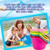 36 Pack Mini Plastic Beach Bucket Set Colorful Sand Buckets Small Bucket Small Sand Pail Bulk for Kids Summer Seaside Beach Pool Party, 6 Colors view 4