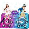 maysida Rechargeable Dance Mat - Double User Play Mat with Extra Large Size (59*38 in), Dancing Music, Challenge Game, Piano Mode, LED Lights, Christmas Birthday Gift for Kids Girls Boys 3-12 Year Old view 1
