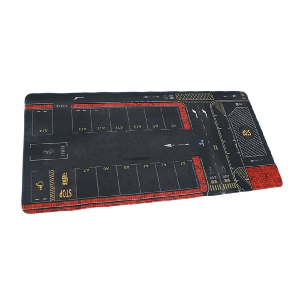 DYNWAVE 1/64 Parking Lot Mouse Pad Vehicle Scene Display Non Slip Miniature Educational Tool for Kids Adults Parking Garage Mouse Pad