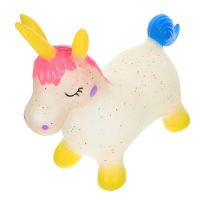 VICASKY Inflatable Bounce Horse Toy Unicorn Boy Girl Bouncy for Boys and Girls