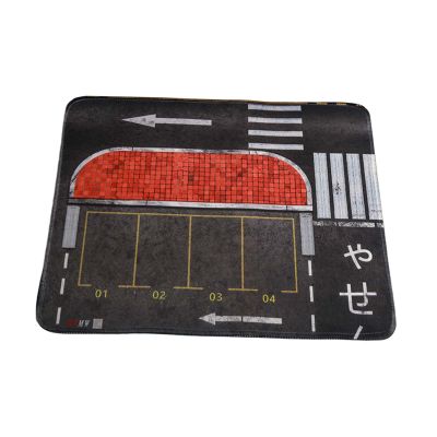 Menolana 1/64 Parking 30 Cmx25 cm Layout Educational Tool Desktop Anti Slip Vehicle Scene Display Toy Parking Garage Mouse Pad