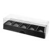 INOOMP Professional Poker Chip Holder Transparent Acrylic Chip Case with Lid Space Saving Design for Home Games and Tournaments view 1