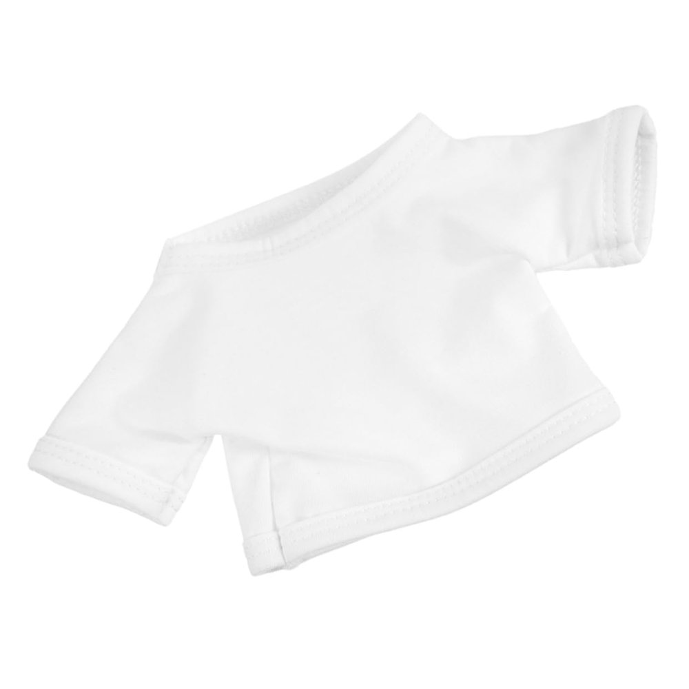 Abaodam Stuffed Bear Clothes Soft Doll T Shirt for Stuffed Animals Sleeve Design Easy to Dress Comfortable Costume for Decorative Dolls