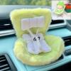 HiOKOU Car Seat for labubu Dolls with Air Vent Clip and Desktop Stand, Cute and Functional Car Ornament for Doll Fans Collectors(Neon Green) view 1