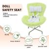 HiOKOU Car Seat for labubu Dolls with Air Vent Clip and Desktop Stand, Cute and Functional Car Ornament for Doll Fans Collectors(Neon Green) view 3