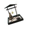 Ciieeo Mini Zen Garden with Buddha Statue Peaceful Meditation Sand Tray for Home Office Desktop Miniature Landscape Decor Relief Fidget Elegant Indoor Garden view 1