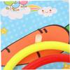 DECHOUS Wooden Throwing Rings Funny Animal Game for Boys Rabbit Style Educational for Color Logical Thinking view 2