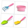CIYODO 1Set Outdoor Gardening Tools for Mini Shovels and Rakes for Planting Soil Loosening and Gardening Playtime Comfortable Grip Materials for Boys view 4