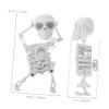 DECHOUS Wind Up Dancing Skeleton Funny Halloween Party Favor Clockwork Skull Engaging Entertainment for Boys view 2