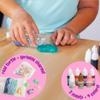 Aqua Endless Summer Turtle Swirl Ice Cream DIY Slime Kit  Sweet, Colorful, and Imaginative Sensory Play view 4