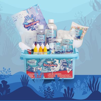 Aqua Endless Summer Shark Attack DIY Slime Kit  Creative STEM Craft with Ocean Adventure Theme