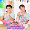 Aqua Endless Summer Mermaid Cove DIY Slime Kit  Sparkling Under-The-Sea Sensory Activity for Kids view 3