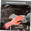 Abaodam 2Pcs Realistic Fake Severed Hands Halloween Decorations Scary Props for Parties for Haunted Houses Pranks and April Fool Day Events view 3