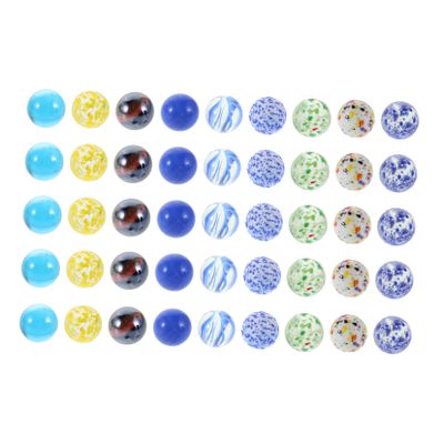 Abaodam 50pcs Colorful Glass Marbles for Shooter Games Home Decor Versatile Tiny Marbles for Craft Projects Board Games and Indoor Outdoor Use Assorted Bright Colors