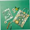 OKUMEYR 6pcs DIY Tote Bags for Boys and Girls Hand-painted Art Supplies Blank Handbags for Parent-child Activities Crafting and Painting Projects view 2