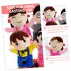 DECHOUS 1 PC Hand Puppet Family Doll Interactive Storytelling for Compact Design for Imaginative Play for Parent Bonding Activities Mom view 3