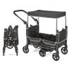 Kolcraft Cloud 360 Lightweight Double Baby Stroller Wagon for Two Kids Toddlers, Ultra Maneuverable Collapsible Cart with Deep Footwell, Storage Pockets Adjustable Handle Easy in and Out view 1