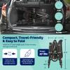 Kolcraft Cloud 360 Lightweight Double Baby Stroller Wagon for Two Kids Toddlers, Ultra Maneuverable Collapsible Cart with Deep Footwell, Storage Pockets Adjustable Handle Easy in and Out view 3