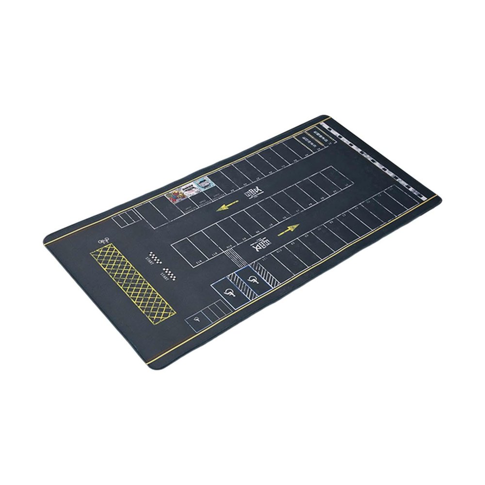 JunZheHub 1/64 Scale Parking Lot Mouse Pad Model Car Garage Scene Mat Non Slip Miniature Layout Vehicle Scene Display 40 Cmx80 cm