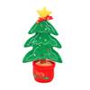 KESYOO Christmas Singing Plush Gingerbread Man with Lights Dancing Talking Holiday Decoration for Festive Bedroom Decor view 1