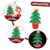 KESYOO Christmas Singing Plush Gingerbread Man with Lights Dancing Talking Holiday Decoration for Festive Bedroom Decor view 2