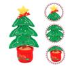 KESYOO Christmas Singing Plush Gingerbread Man with Lights Dancing Talking Holiday Decoration for Festive Bedroom Decor view 4