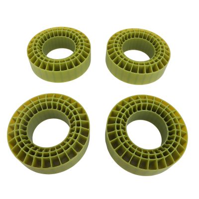 NutriEss 4pcs Silicone Insert for Wheel 1.9inch Tires 1/10 Crawler Car Superior Sidewall Support Enhanced Traction Performance for SCX10 Green 108 X 42mm