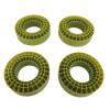NutriEss 4pcs Silicone Insert for Wheel 1.9inch Tires 1/10 Crawler Car Superior Sidewall Support Enhanced Traction Performance for SCX10 Green 108 X 42mm view 1