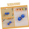 Cabilock 20pcs Raffle Game Balls Set Hollow Plastic Drawing Spheres for Party Activities Prize Draw and Group Games for and Events view 3