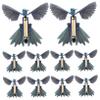 KESYOO 10pcs Wind Up Flying Hummingbird Rubber Band Powered Flying Birds Playthings for Supplies Easy to Use Design Fun Indoor and Outdoor Entertainment view 1