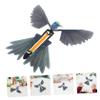 KESYOO 10pcs Wind Up Flying Hummingbird Rubber Band Powered Flying Birds Playthings for Supplies Easy to Use Design Fun Indoor and Outdoor Entertainment view 3