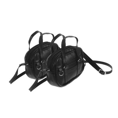 Gadpiparty 2pcs Dollhouse Miniature Handbag Cute Crossbody Purse Shoulder Bag for Girls Doll Accessories Dress up Roleplay Decoration
