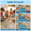 INKZOO Marble Balance Game, Wobble Marble Stacking Game for Kids 6+, Family Games for Kids and Adults with Built-in Storage, Marbles Board Game for 1-4 Players, Fun Birthday Party Games Toys view 4
