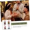 KESYOO 4PCS Christmas Wind Up Adorable Clockwork Playthings for Boys for Holiday Fun Festive Atmosphere No Batteries Required Assorted Designs view 3