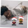 KESYOO 4PCS Christmas Wind Up Adorable Clockwork Playthings for Boys for Holiday Fun Festive Atmosphere No Batteries Required Assorted Designs view 4