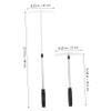 KICHOUSE Chip Collector Poker Game Rake Stick Poker Chip Harrow Portable Closing Lever view 2